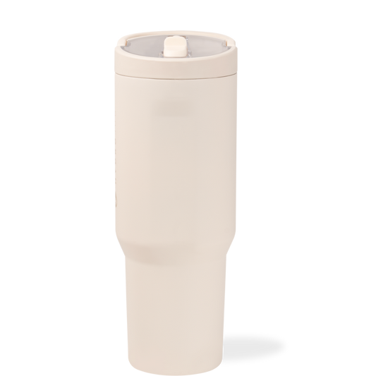 Cream HydroJug 32 oz Sport Water Bottle
