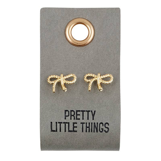 Dainty Earrings | Gold Bows