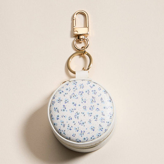 Mini Round Jewelry Travel Case and Bag Charm