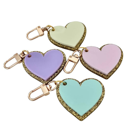 Heart Keychains | Lavender