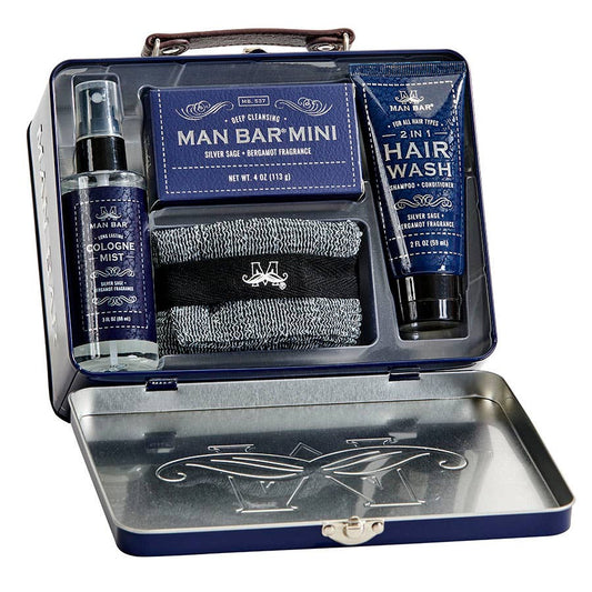 MAN BAR TRAVEL TIN KIT (SILVER SAGE & BERGAMOT)