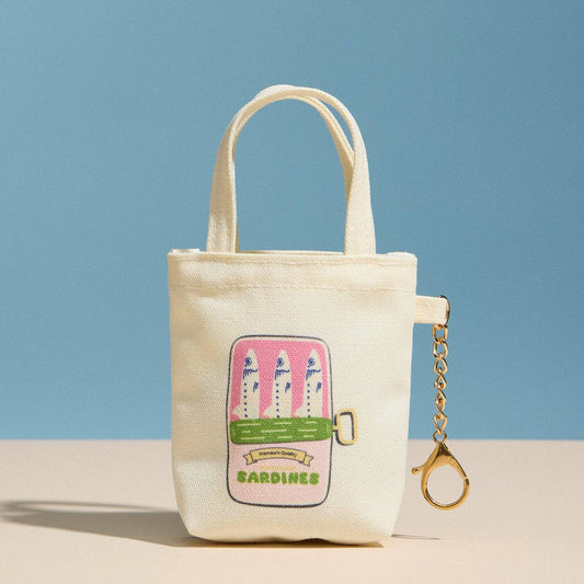 Mini Canvas Bag Charm