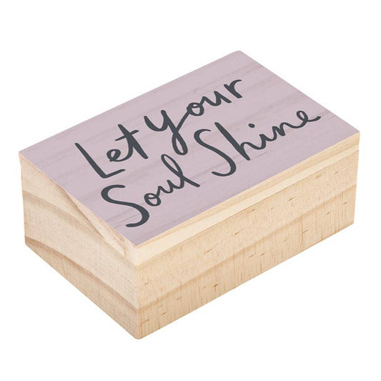 Dainty Necklace  | Let Your Soul Shine Keepsake Box