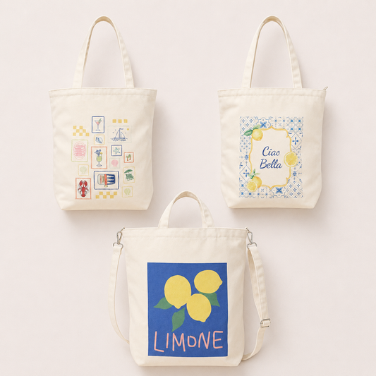 Lemony Summer Tote Bag | Choose from 3 designs