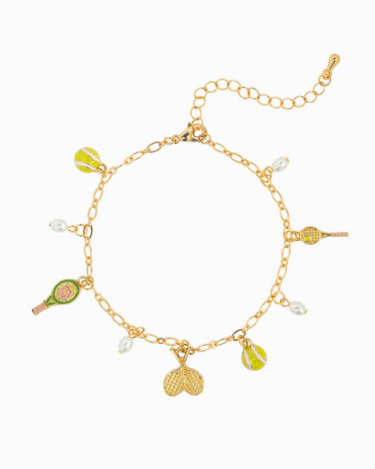 Tennis Charm Bracelet